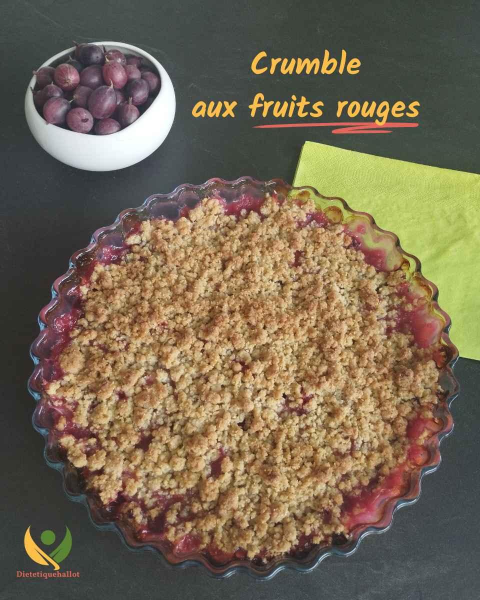 Crumble aux groseilles du jardin | Facile et gourmand